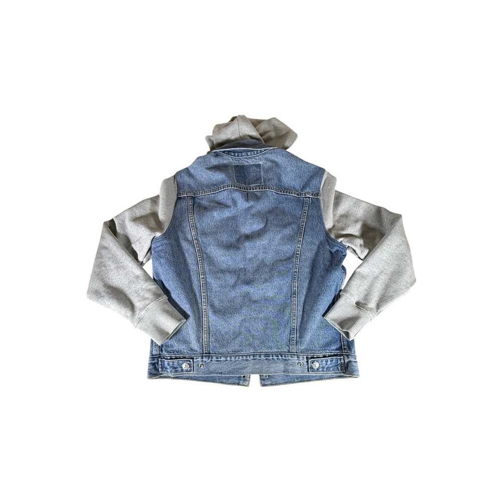 Levis Trucker Jacket Adult Small Snap Vintage Fit Button Up Hooded Mens - Picture 2 of 14